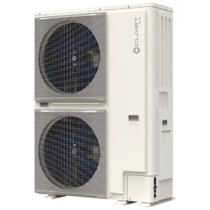 Pompe à chaleur air eau Clivet Edge EVO 2.0 EXC 22 à 30 kW monobloc triphasé R32